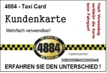 Die 4884 Kundenkarte